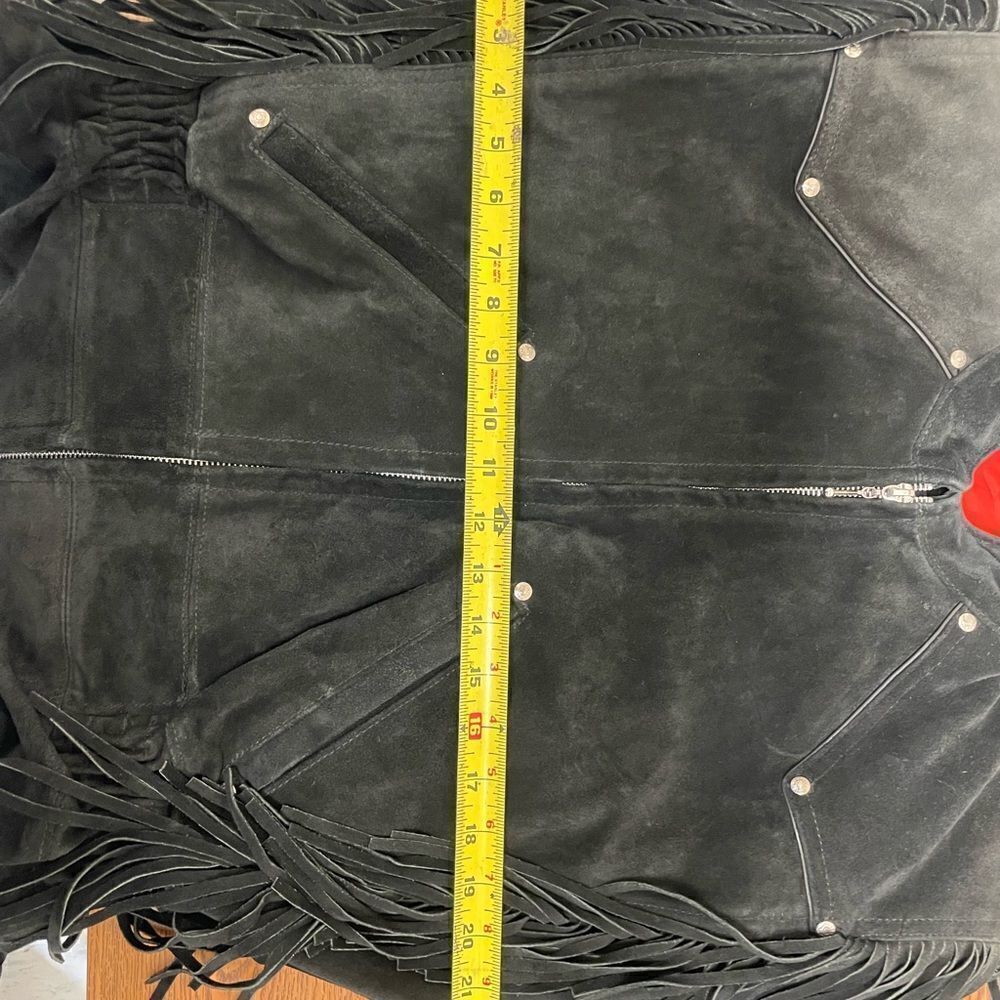 Harley Davidson Suede Fringe Unisex Jacket - Picture 7 of 13